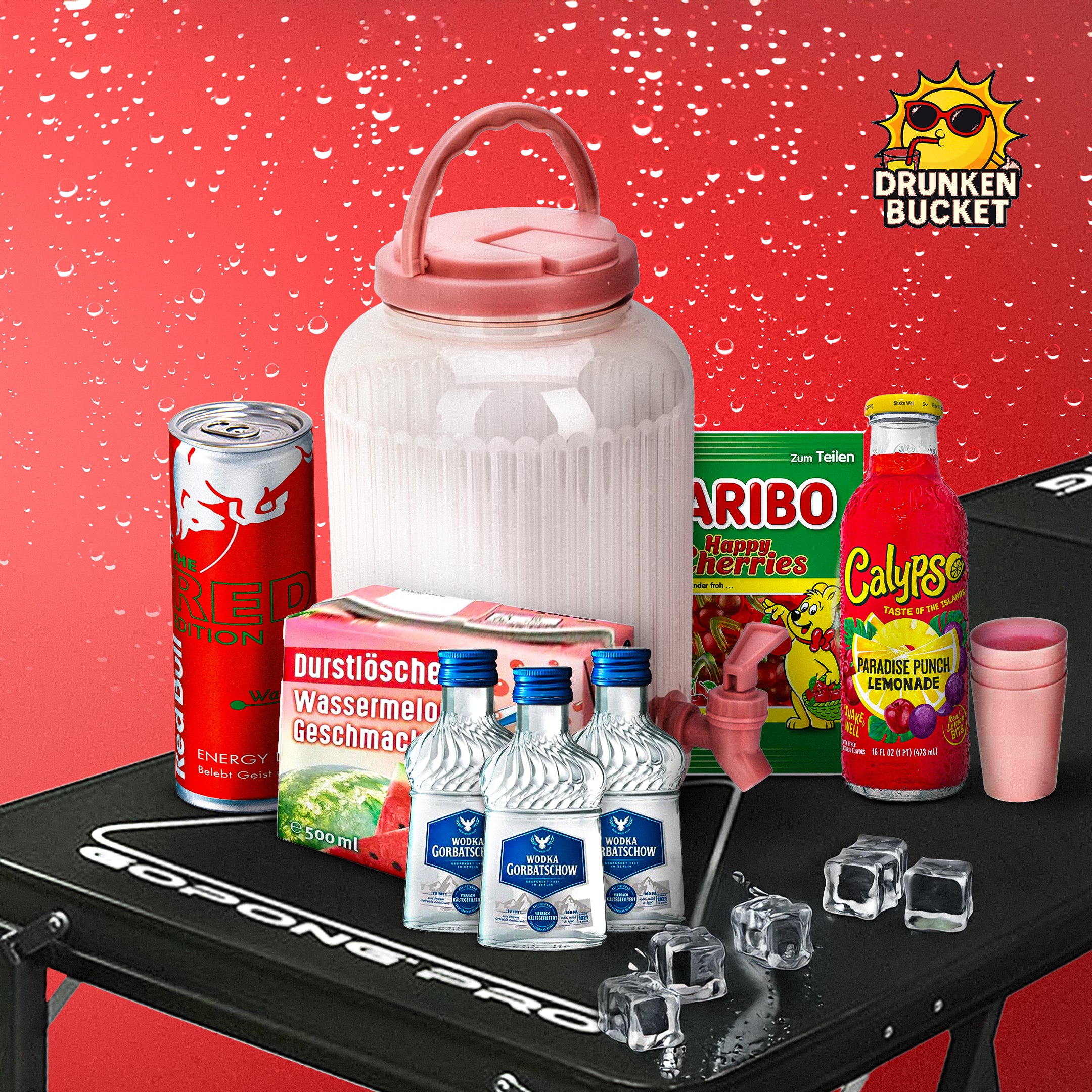 Drunken Bucket - Red Edition! Mix it yourself