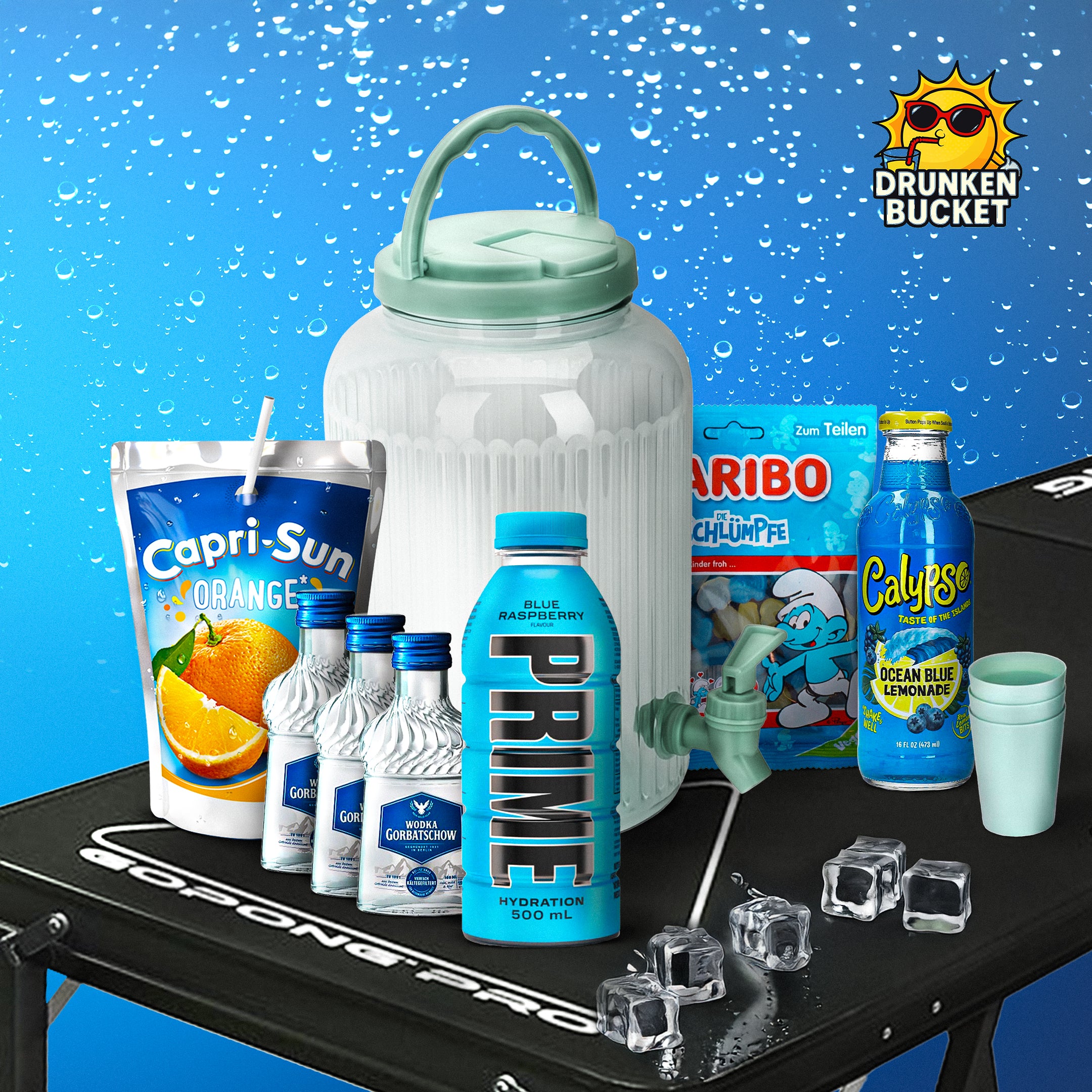 Drunken Bucket - Blue Edition! Mix it yourself