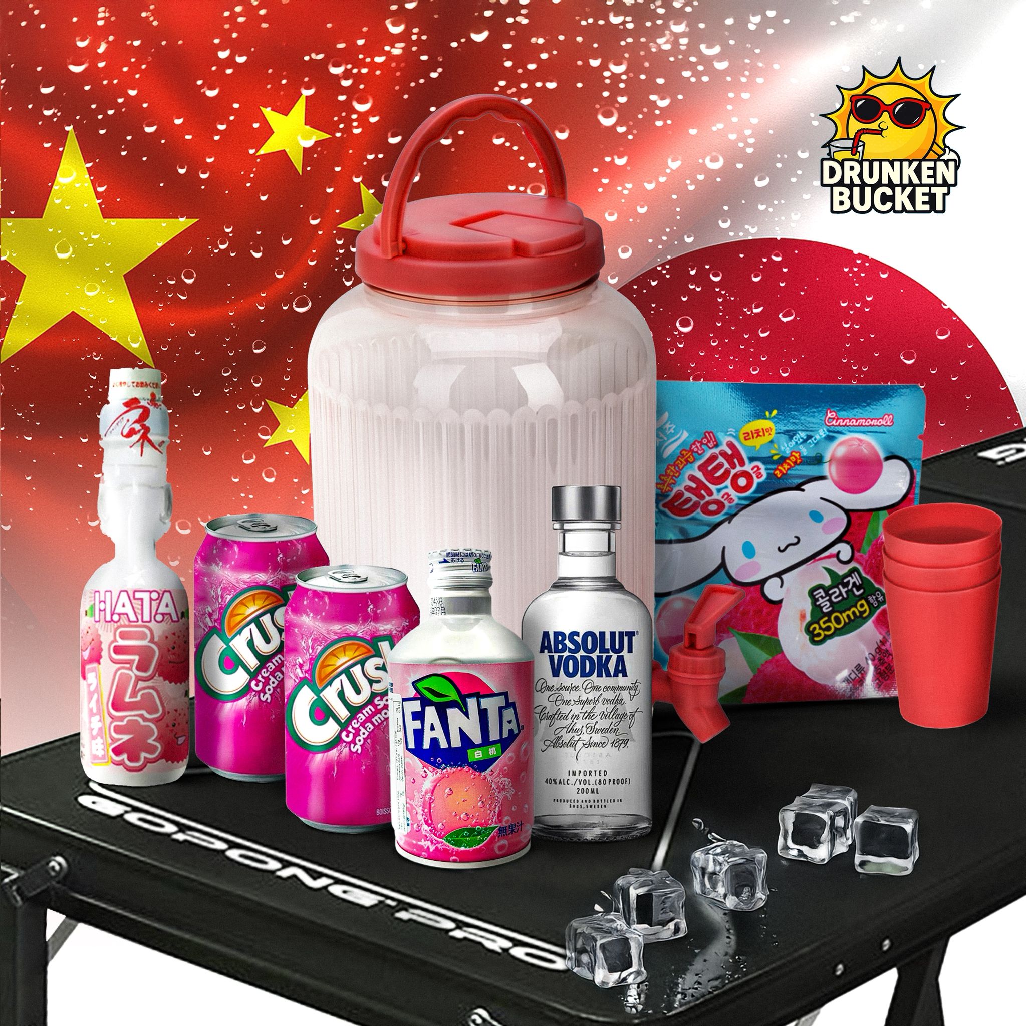 Drunken Bucket - Asia Edition! Mix it yourself